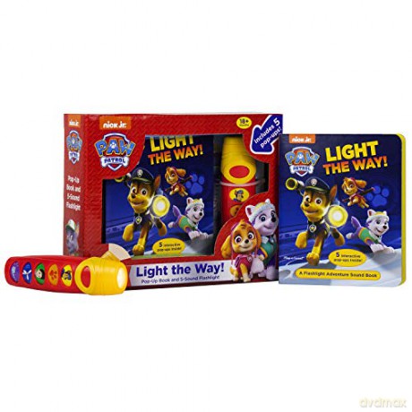 Nickelodeon PAW Patrol - Light the Way! A Little Flashlight Adventure Sound Book - PI Kids (Play-A-Sound) [KSIĄŻKA]