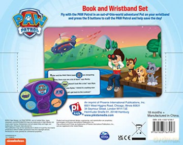 Nickelodeon Paw Patrol Book And Wristband Sound Book Set - P I Kids [KSIĄŻKA]