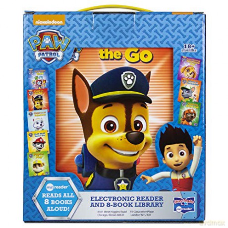 Nickelodeon Paw Patrol Chase, Skye, Marshall, and More! - Me Reader Electronic Reader and 8 Sound Book Library - PI Kids: Me Reader: Electronic Reader and 8-Book Library [KSIĄŻKA]