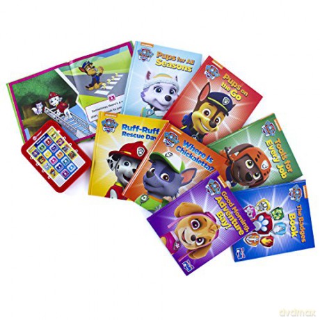 Nickelodeon Paw Patrol Chase, Skye, Marshall, and More! - Me Reader Electronic Reader and 8 Sound Book Library - PI Kids: Me Reader: Electronic Reader and 8-Book Library [KSIĄŻKA]