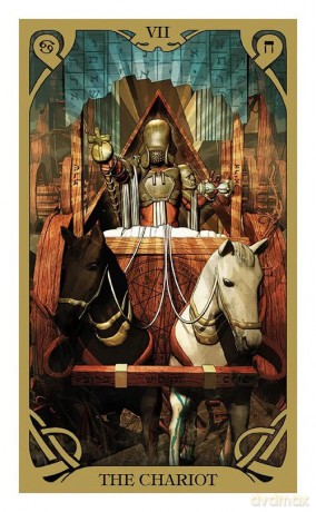 Night Sun Tarot - Mini Tarot: 78 full colour mini tarot cards and instructions - Fabio Listrani [KSIĄŻKA]