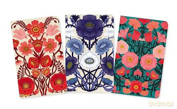 Nina Pace Set of 3 Mini Notebooks (Mini Notebook Collections) - Flame Tree Studio [KALENDARZ]