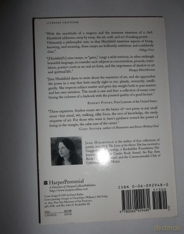 Nine Gates: Entering the Mind of Poetry - Jane Hirshfield [KSIĄŻKA]