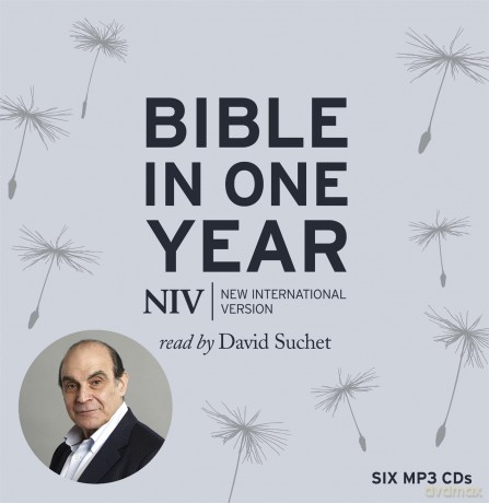 NIV Audio Bible in One Year read by David Suchet: MP3 CD - New International Version [KSIĄŻKA]
