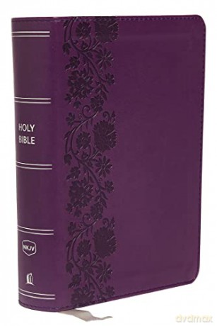 NKJV, End-of-Verse Reference Bible, Compact, Leathersoft, Black, Red Letter, Comfort Print: Holy Bible, New King James Version - Thomas Nelson [KSIĄŻKA]