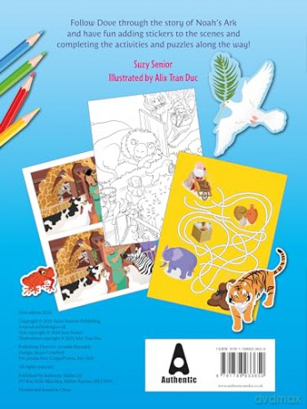 Noah's Ark Activity Sticker Book: Stickers, puzzles and colouring - Suzy Senior [KSIĄŻKA]