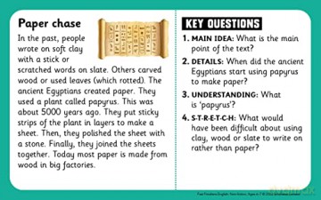 Non-fiction comprehension challenge cards for gifted readers Ages 6-7 to help master reading skills. (Fast Finishers English) - Shelley Welsh [KSIĄŻKA]