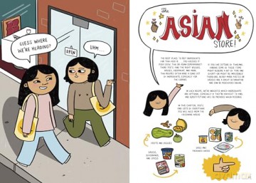 Noodles, Rice, and Everything Spice: A Thai Comic Book Cookbook - Christina de Witte [KOMIKS]