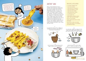 Noodles, Rice, and Everything Spice: A Thai Comic Book Cookbook - Christina de Witte [KOMIKS]
