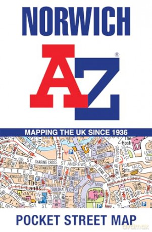 Norwich A-Z Pocket Street Map - A-Z Maps [KSIĄŻKA]