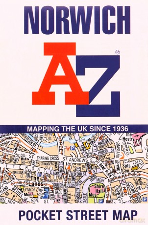 Norwich A-Z Pocket Street Map - A-Z Maps [KSIĄŻKA]