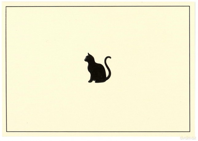 Note Card Black Cat [KSIĄŻKA]