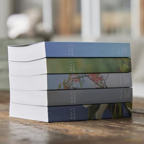NRSV Catholic Edition Bible, Easter Lily Paperback (Global Cover Series): Holy Bible - Catholic Bible Press [KSIĄŻKA]