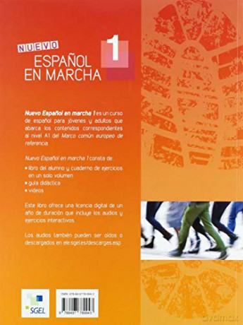 Nuevo Espanol en marcha - Edicion Latina: Libro del alumno + Cuaderno de eje - Maria Elena Arevalo Alvarado [KSIĄŻKA]