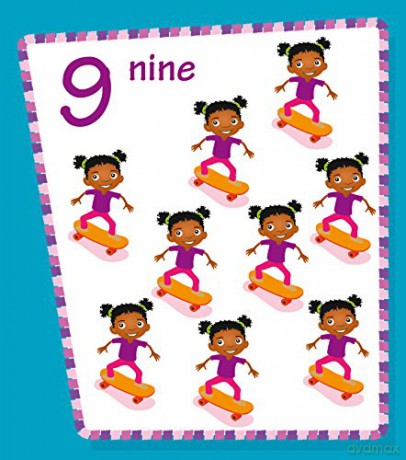 Numbers 1 - 20: 4 (Collins Children's Poster) [KSIĄŻKA]