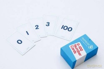 Numicon: 0-100 Numeral Cards (Numicon Apparatus) [KSIĄŻKA]