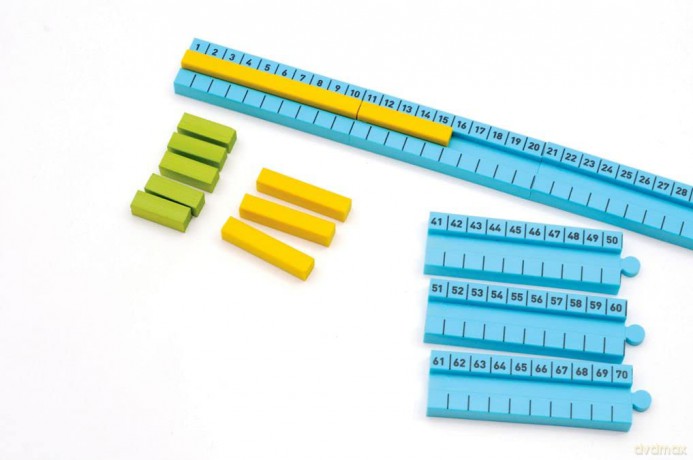 Numicon: 1-100cm Number Rod Track [KSIĄŻKA]