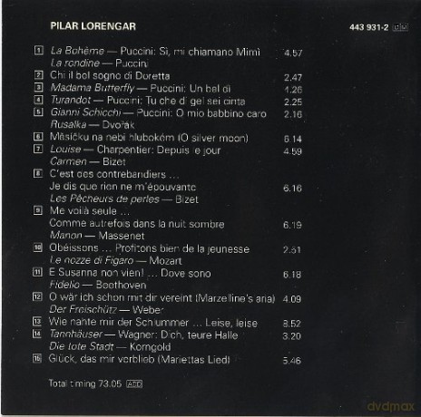 Pilar Lorengar: Grandi Voci [CD]