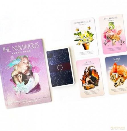 Numinous Astro Deck: A 45-Card Astrology Deck - Ruby Warrington [KSIĄŻKA]