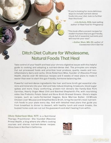Nutrient-Dense Meal Prep: Quick and Easy Recipes to Heal Your Gut, Balance Your Hormones and Help You Adopt a Healthier Diet and Lifestyle - Olivia Robertson-Moe [KSIĄŻKA]