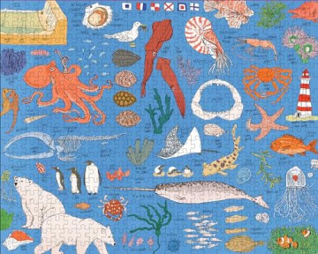 Ocean Anatomy: The Puzzle (500 pieces) - Julia Rothman [KSIĄŻKA]