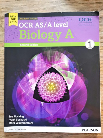 OCR AS/A level Biology A Student Book 1 + ActiveBook (OCR GCE Science 2015) - Sue Hocking [KSIĄŻKA]