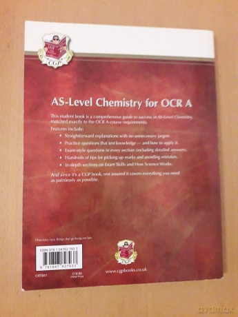 OCR AS/A level Chemistry A Student Book 1 + ActiveBook (OCR GCE Science 2015) - Victoria Stutt [KSIĄŻKA]