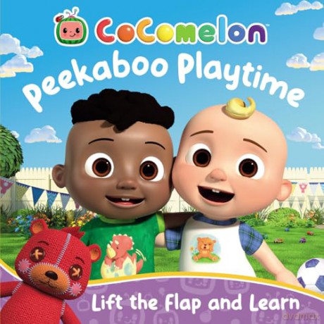OFFICIAL COCOMELON PEEKABOO PLAYTIME: A LIFT-THE-FLAP BOOK: Lift the Flap and Learn. A fun illustrated Interactive Surprise book for children aged 3, 4, 5 years. - Cocomelon [KSIĄŻKA]