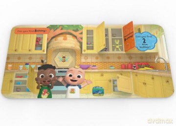 OFFICIAL COCOMELON PEEKABOO PLAYTIME: A LIFT-THE-FLAP BOOK: Lift the Flap and Learn. A fun illustrated Interactive Surprise book for children aged 3, 4, 5 years. - Cocomelon [KSIĄŻKA]