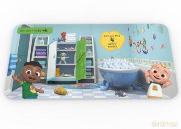 OFFICIAL COCOMELON PEEKABOO PLAYTIME: A LIFT-THE-FLAP BOOK: Lift the Flap and Learn. A fun illustrated Interactive Surprise book for children aged 3, 4, 5 years. - Cocomelon [KSIĄŻKA]