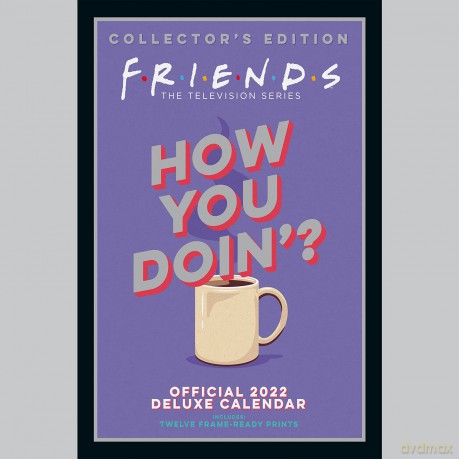 Official Friends 2022 Calendar - Special Edition Calendar With Detachable Artwork For Framing (The Official Friends Special Edition A3 Calendar) - Danilo Promotions LTD [KALENDARZ]
