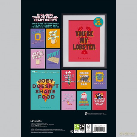 Official Friends 2022 Calendar - Special Edition Calendar With Detachable Artwork For Framing (The Official Friends Special Edition A3 Calendar) - Danilo Promotions LTD [KALENDARZ]