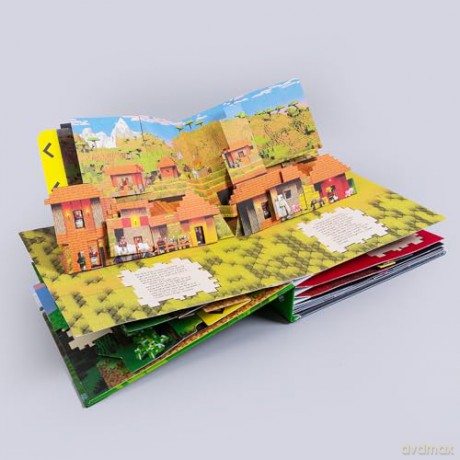 Official Minecraft Pop-Up: An official Minecraft pop-up book, fully illustrated with interactive elements - perfect for kids and gamers, new for 2024 - Mojang Ab [KSIĄŻKA]