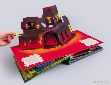 Official Minecraft Pop-Up: An official Minecraft pop-up book, fully illustrated with interactive elements - perfect for kids and gamers, new for 2024 - Mojang Ab [KSIĄŻKA]
