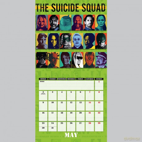 Official Suicide Squad 2 2022 Calendar - Month To View Square Wall Calendar - Danilo Promotions LTD [KALENDARZ]