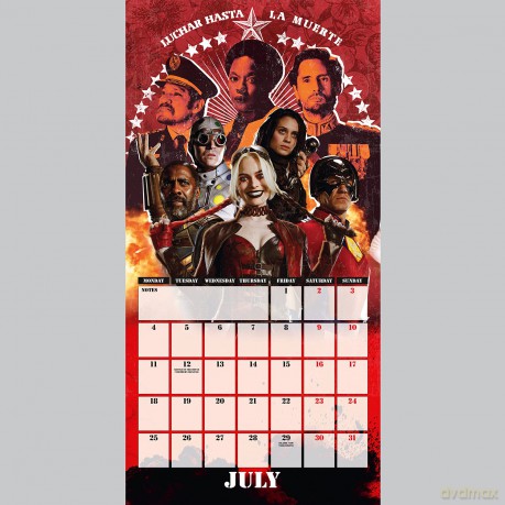 Official Suicide Squad 2 2022 Calendar - Month To View Square Wall Calendar - Danilo Promotions LTD [KALENDARZ]