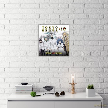 Official Tokyo Ghoul: RE 2022 Calendar - Month To View Square Wall Calendar (The Official Tokyo Ghoul Square Calendar 2022) - Danilo Promotions LTD [KALENDARZ]