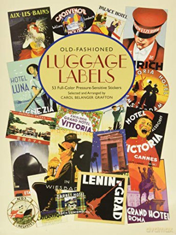 Old-fashioned Luggage Labels (Dover Stickers) - Carol Belanger Grafton [KSIĄŻKA]