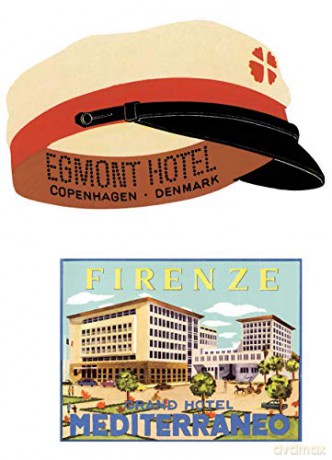 Old-fashioned Luggage Labels (Dover Stickers) - Carol Belanger Grafton [KSIĄŻKA]