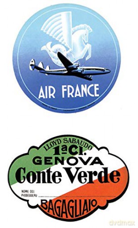 Old-fashioned Luggage Labels (Dover Stickers) - Carol Belanger Grafton [KSIĄŻKA]