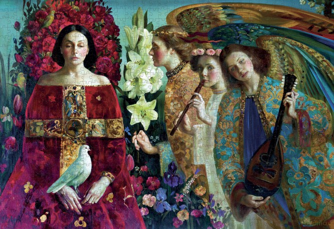 Olga Suvorova Annunciation 1000-Piece Jigsaw Puzzle - Olga Suvorova [KSIĄŻKA]