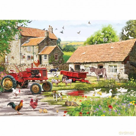 On the Farm (75369) - 500pc Jigsaw Puzzle by Otter House [PUZZLE]