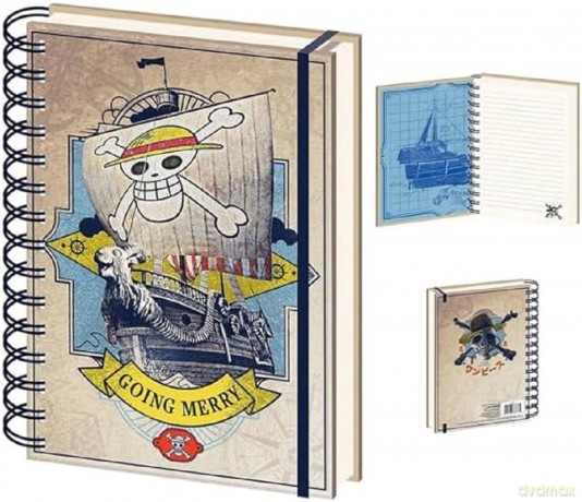 One Piece Notebook (Live Action Going Merry Design) Wiro A5 Writing Book and Journal - Official Merchandise [KSIĄŻKA]