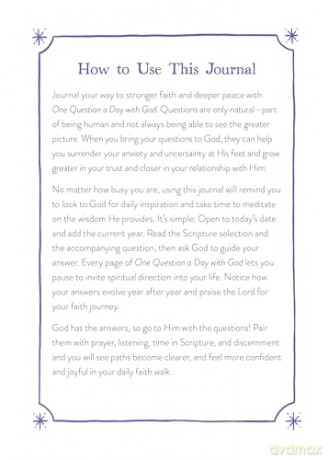 One Question a Day with God: A Three-Year Journal: Daily Reflections on Faith - Hannah Gooding [KSIĄŻKA]