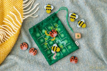 On-the-go Game Duo Garden Friends - Petit Collage [KSIĄŻKA]