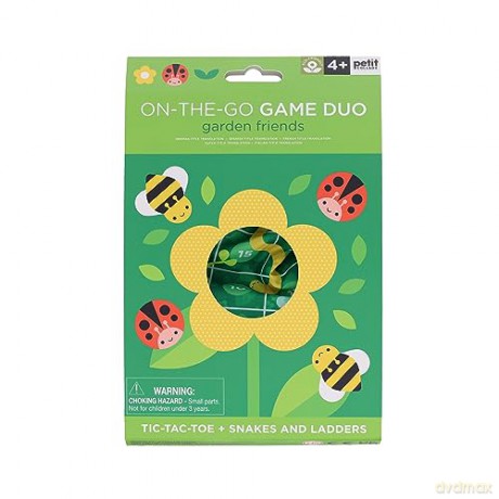 On-the-go Game Duo Garden Friends - Petit Collage [KSIĄŻKA]