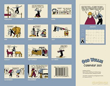 Oor Wullie Calendar 2021 - The Broons [KSIĄŻKA]