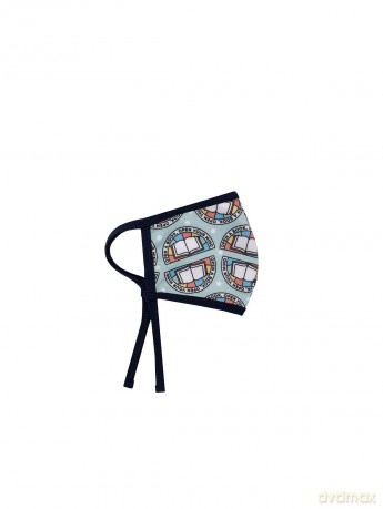 Open A Book Open Your Mind Mask - Adjustable (Small) - Out Of Print [KSIĄŻKA]