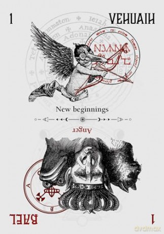 Oracle of Heaven and Hell: Harness the power of the angels and demons (Rockpool Oracles) - Travis McHenry [KSIĄŻKA]