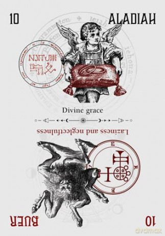 Oracle of Heaven and Hell: Harness the power of the angels and demons (Rockpool Oracles) - Travis McHenry [KSIĄŻKA]